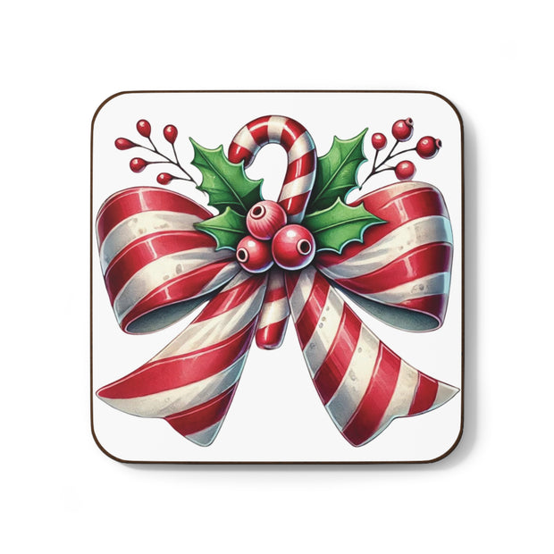 Christmas Candy Cane Coaster - Holiday Drinkware Decor