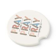Pray Pray Pray Soapstone Car Coaster