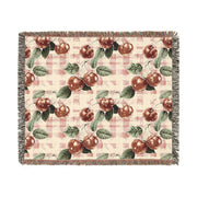 Cozy Cherry Blossom Woven Blanket - Perfect for Home Decor or Gifts