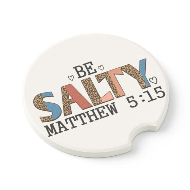 Be Salty Soapstone Car Coaster