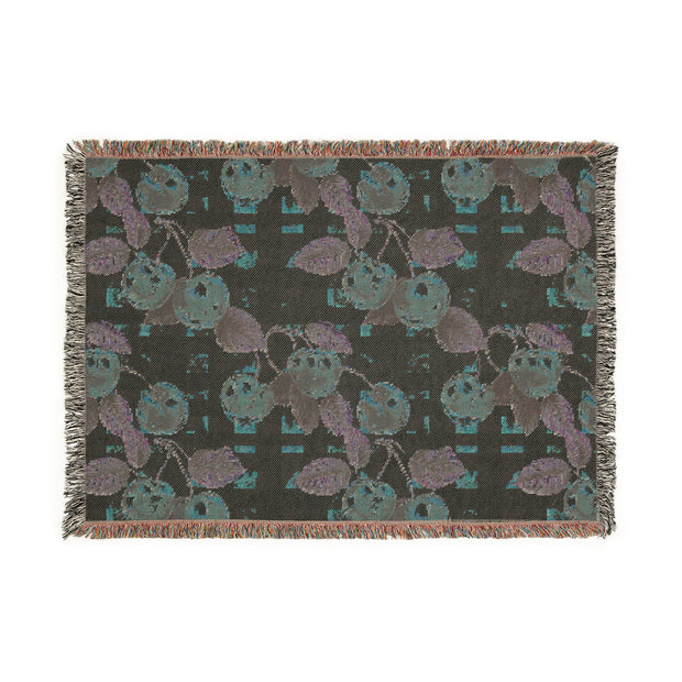 Cozy Cherry Blossom Woven Blanket - Perfect for Home Decor or Gifts