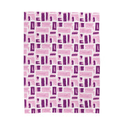 Cozy Abstract Pattern Velveteen Plush Blanket - Perfect for Home Comfort and Gifts