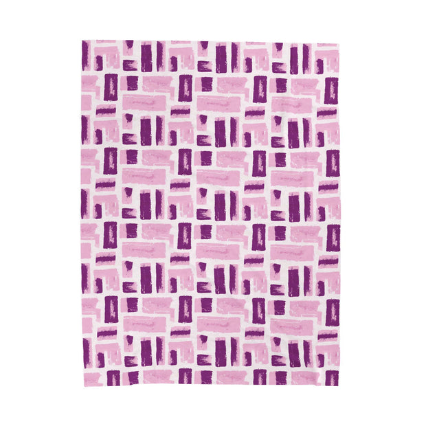 Cozy Abstract Pattern Velveteen Plush Blanket - Perfect for Home Comfort and Gifts