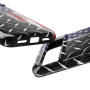 American Flag & Diamond Plate Phone Case - Durable Protection for Patriotic Spirit - Tough Cases