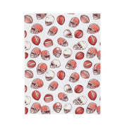 Football-Themed Velveteen Plush Blanket - Perfect for Cozy Game Days!