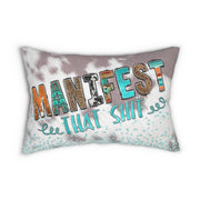 Manifest that Sh*t - Spun Polyester Lumbar Pillow