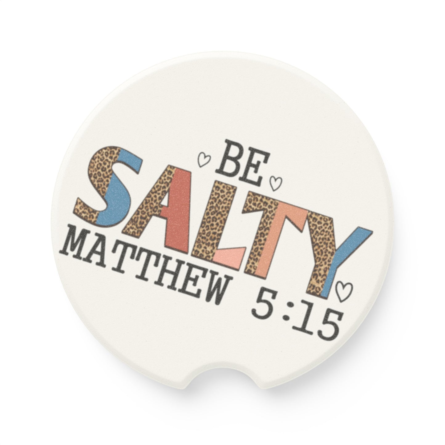 Be Salty Soapstone Car Coaster