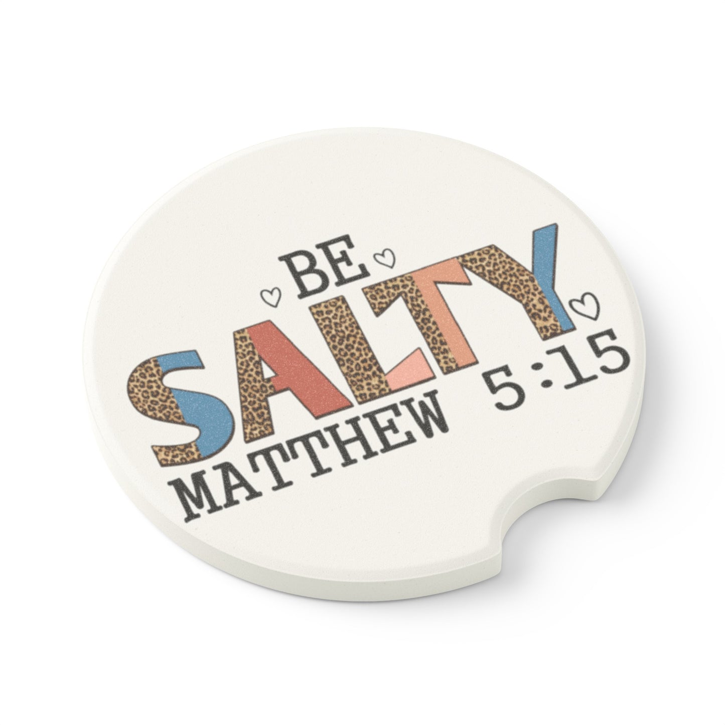 Be Salty Soapstone Car Coaster