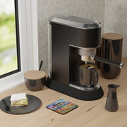 Home is Where the Heart is - Hardboard Back Coaster