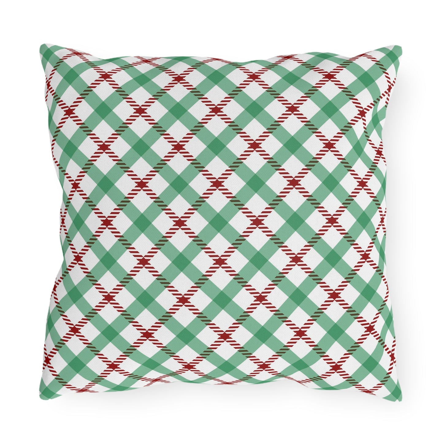 Welcome Home Holiday Outdoor Pillows - Festive Christmas Decor