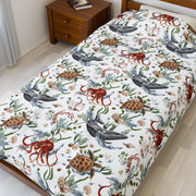Cozy Ocean-Inspired Velveteen Plush Blanket - Perfect for Beach Lovers