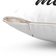 Spoiled by my Blue Collar Man - Spun Polyester Square Pillow