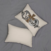 Spun Polyester Lumbar Pillow