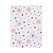 Cozy Heart Pattern Velveteen Plush Blanket - Ideal for Home Decor, Gifting, and Romantic Occasions