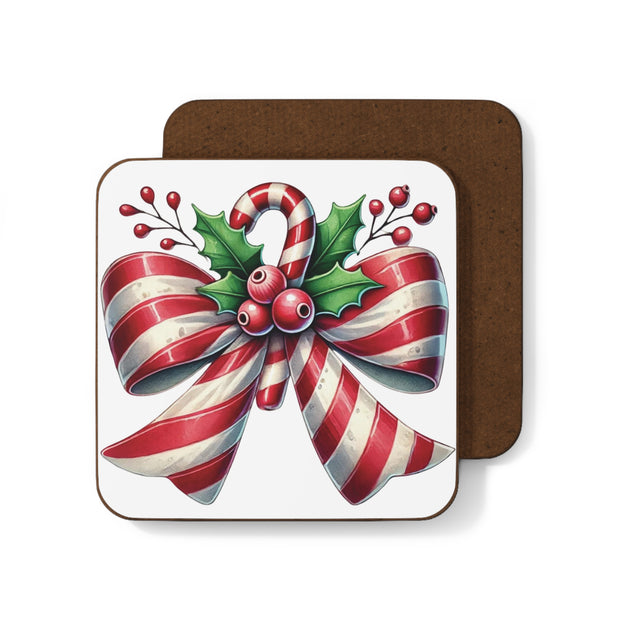 Christmas Candy Cane Coaster - Holiday Drinkware Decor