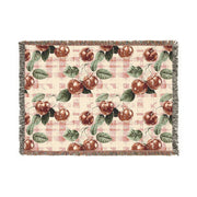 Cozy Cherry Blossom Woven Blanket - Perfect for Home Decor or Gifts