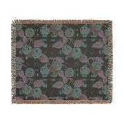 Cozy Cherry Blossom Woven Blanket - Perfect for Home Decor or Gifts