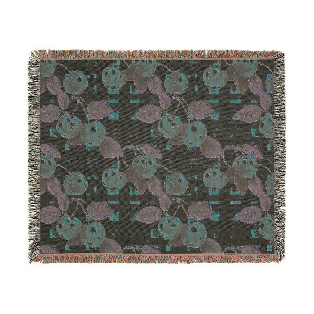 Cozy Cherry Blossom Woven Blanket - Perfect for Home Decor or Gifts