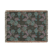 Cozy Cherry Blossom Woven Blanket - Perfect for Home Decor or Gifts