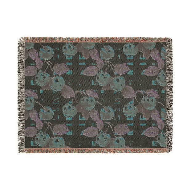 Cozy Cherry Blossom Woven Blanket - Perfect for Home Decor or Gifts