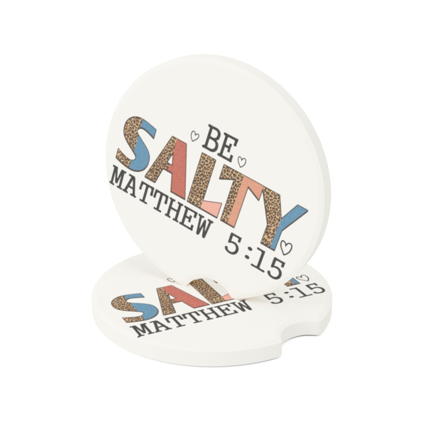 Be Salty Soapstone Car Coaster