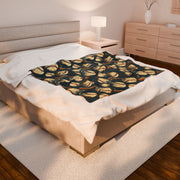 Baseball Theme Velveteen Plush Blanket - Cozy Sports Throw for Fans